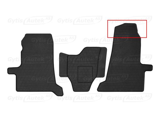 Gulvmatter. Gummi. B-vare Ford Transit 2006-2013 