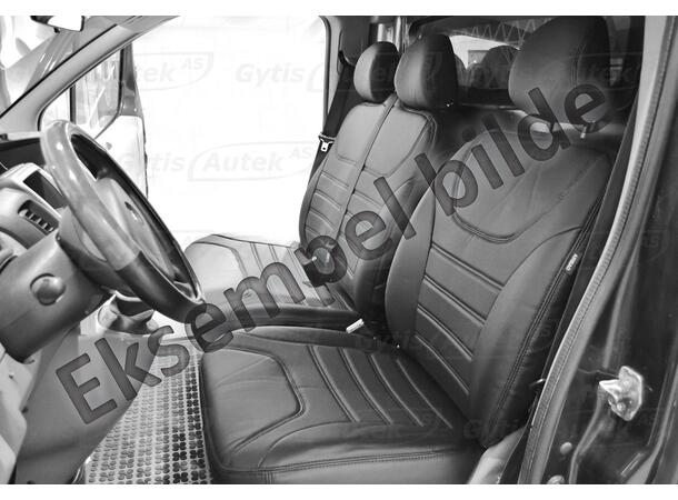 Setetrekk. 1 + 2 seter. Kunstskinn Citroen Berlingo 2024-> 