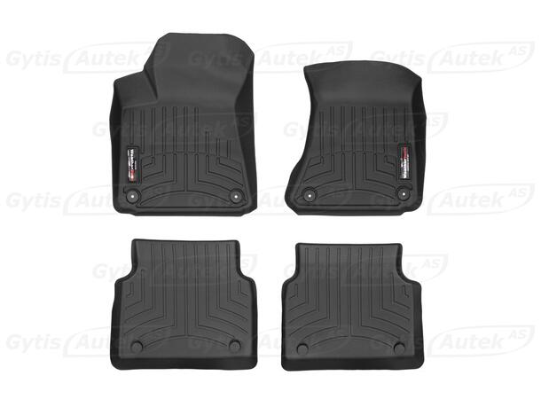 Gulvmatter. Plast Audi A8 2010-2017 Standard 