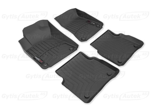 Gulvmatter. Plast Audi A8 2010-2017 Standard 