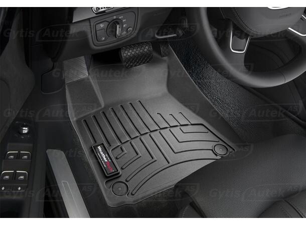 Gulvmatter. Plast Audi A8 2010-2017 Standard 