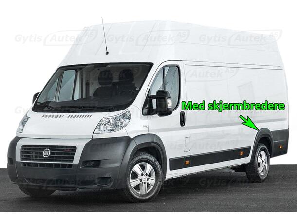 Lokariskjermer med skvettlapper | Fiat Ducato 2006-> | gytisautek.no