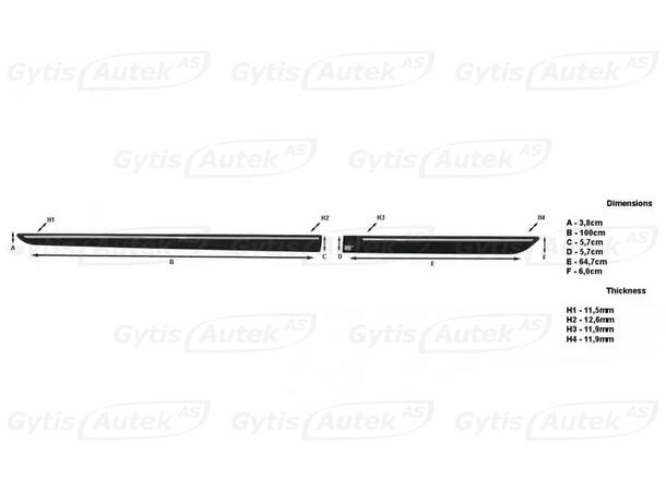 Sidelister | MB E-Klasse W213 2016-2022 | gytisautek.no