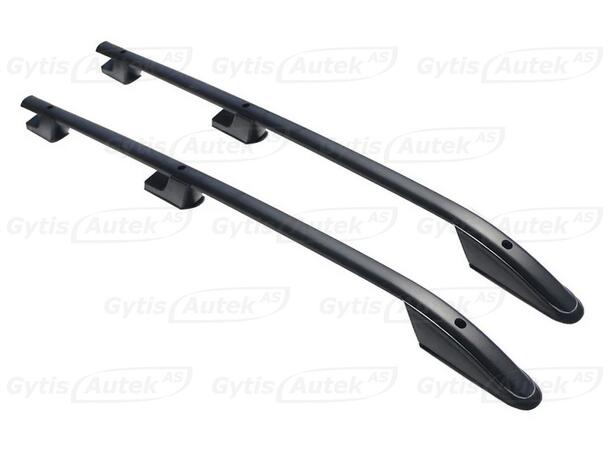 Takrails. Svart. Aluminium VW Amarok 2023-> 