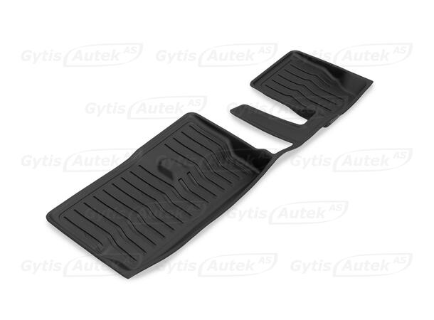 Gulvmatte. 3. rad. Gummi Tesla Model Y 2024-2025 7 seter 