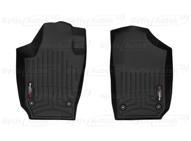 Gulvmatter. Foran. Plast Skoda Fabia 2007-2015 
