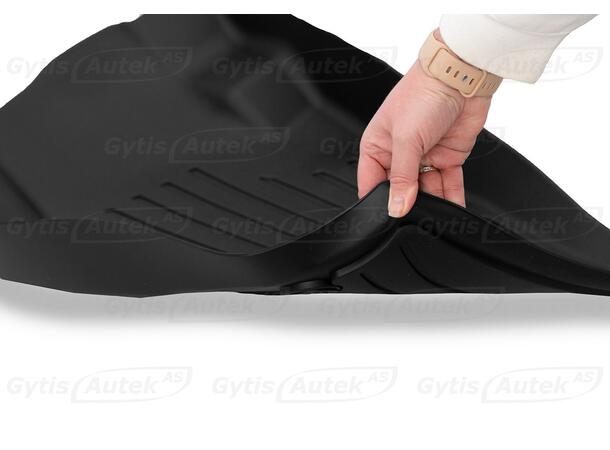 Gulvmatter. Foran. Plast Skoda Fabia 2007-2015 