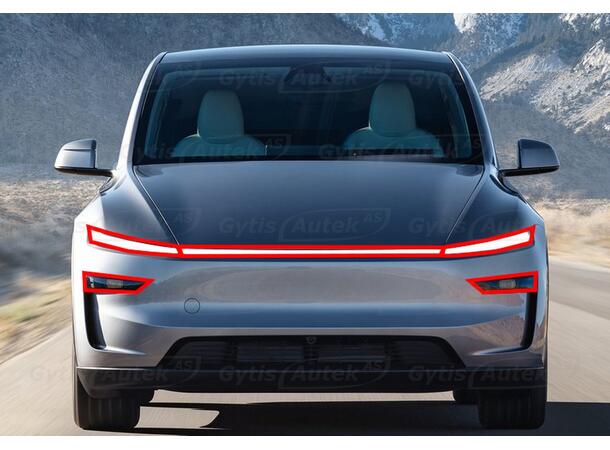 Lyktbeskyttere. Folie. PPF Tesla Model Y 2025-> Juniper 