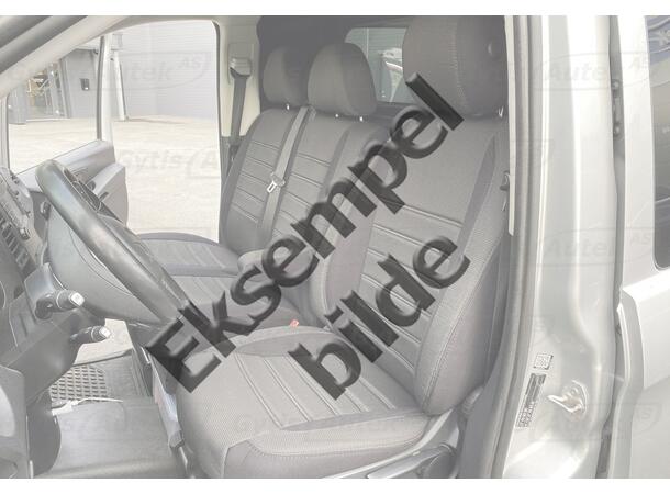 Setetrekk. 1 + 2 seter. Stoff Citroen Berlingo 2024-> 