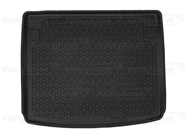 Bagasjeromsmatte. Plast VW Caddy 2021-> 5 seter 