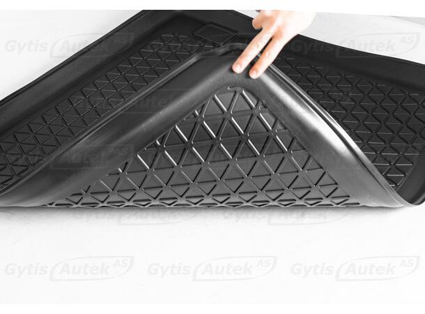 Bagasjeromsmatte. Plast VW Caddy 2021-> 5 seter 