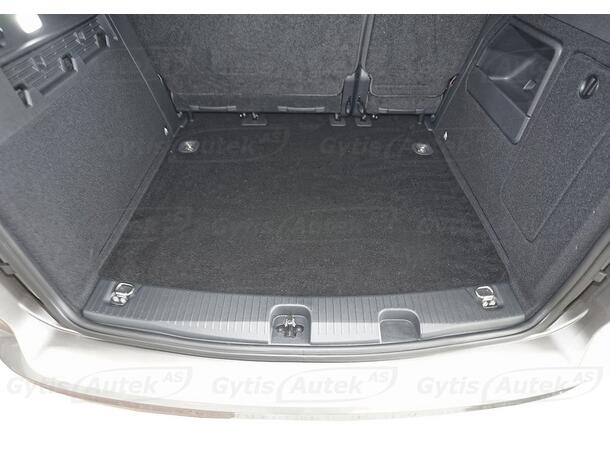 Bagasjeromsmatte. Plast VW Caddy 2021-> 5 seter 