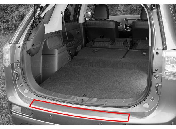 Bakfangerbeskytter | PPF-folie | Mitsubishi Outlander | gytisautek.no