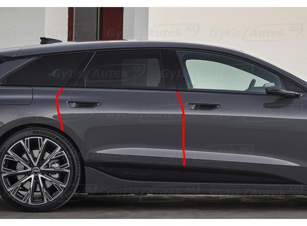 Dørkantbeskyttere | PPF-folie | Audi A6 e-tron 2025-> | gytisautek.no