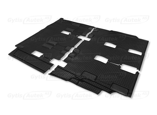 Gulvmatter. Gummi. B-vare VW T6 2016-2024 