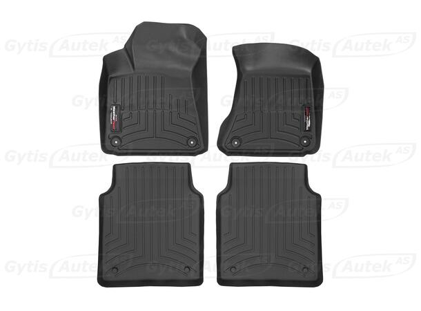 Gulvmatter. Plast Audi A8L 2010-2017 Lang 