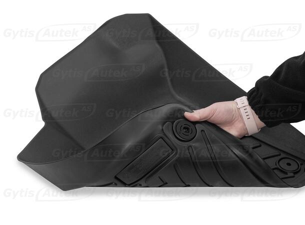 Gulvmatter. Plast Audi A8L 2010-2017 Lang 