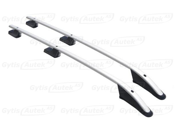 Takrails. Sølv. Aluminium VW Amarok 2023-> 