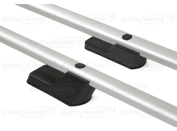 Takrails. Sølv. Aluminium VW Amarok 2023-> 