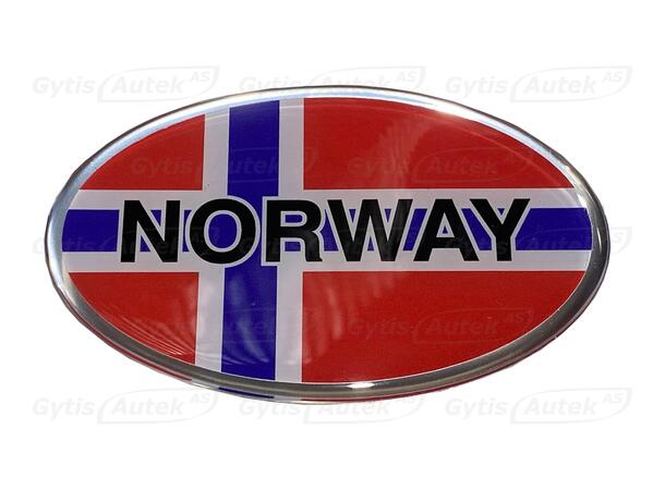 3D klistremerke. Norge Universalt 