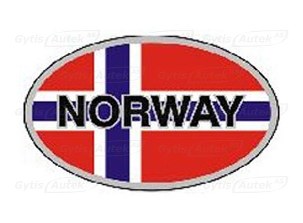 3D klistremerke. Norge Universalt 