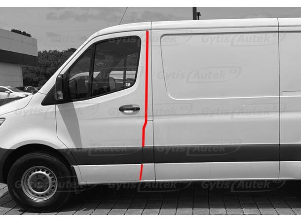 Dørkantbeskyttere | PPF | MB Sprinter W907-910 2018-> | gytisautek.no