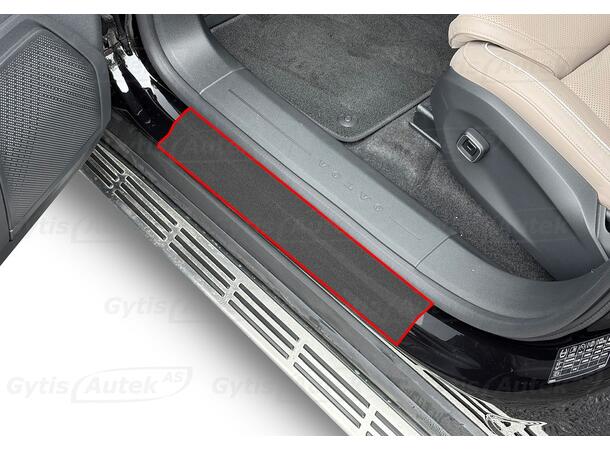 Dørterskelbeskyttere. Folie. Svart Volvo EX60 2026-> 