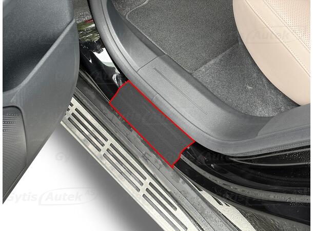 Dørterskelbeskyttere. Folie. Svart Volvo EX60 2026-> 