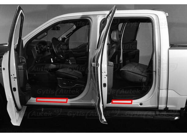 Dørterskelbeskyttere | PPF-folie | Ford F-150 2015-2020|gytisautek.no
