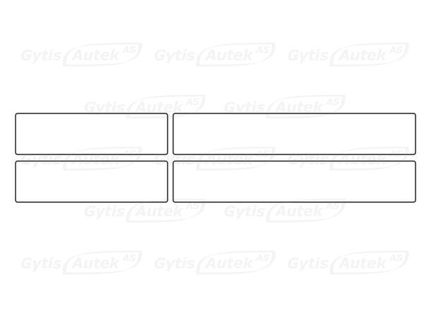 Dørterskelbeskyttere | PPF-folie | Ford F-150 2015-2020|gytisautek.no