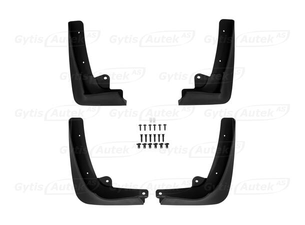 Skvettlapper. Foran og Bak. Plast Tesla Model X 2016-2021 