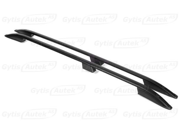 Takrails. Svart. Aluminium VW T7 2025-> Kort 