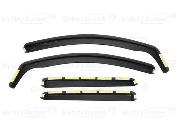 Vindavvisere. In-Channel Nissan Qashqai+2 2008-2013 