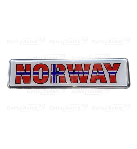 3D klistremerke. Norge Universalt