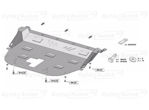 Bunnplate | Mazda CX-5 2018-2021 | gytisautek.no