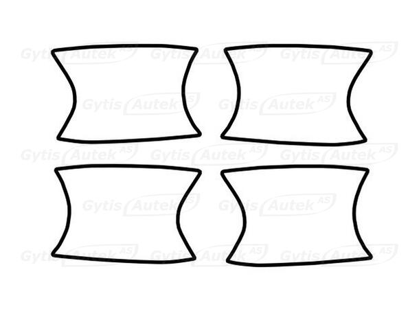 Dørhåndtakbeskyttere | PPF-folie | Skoda Elroq 2025-> | gytisautek.no