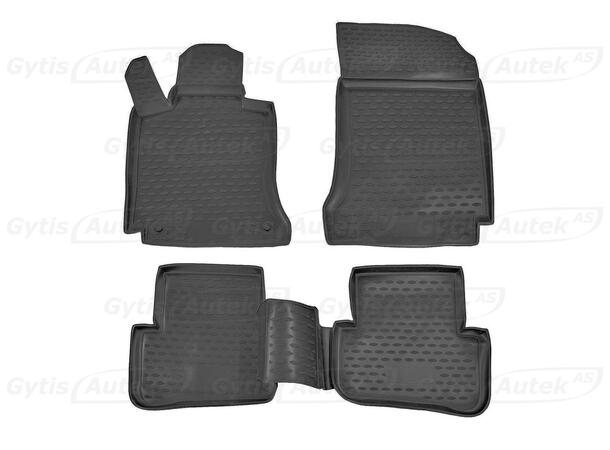 Gulvmatter til Mercedes-Benz C-Klasse W204 2007-2013 | gytisautek.no