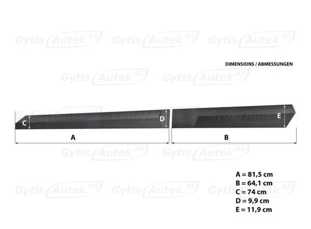 Sidelister | Toyota Land Cruiser 250 2025-> | gytisautek.no