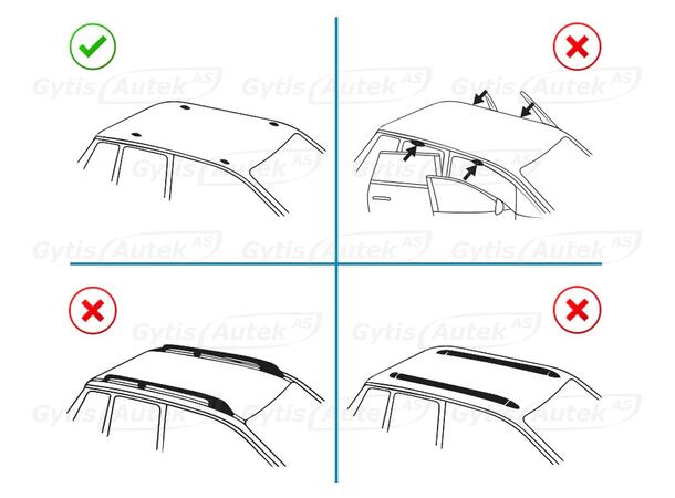 Takstativ. Fixpoint. Svart VW T7 2025-> 
