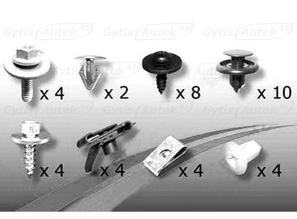 Monteringssett til bunnplate for Toyota Avensis | gytisautek.no