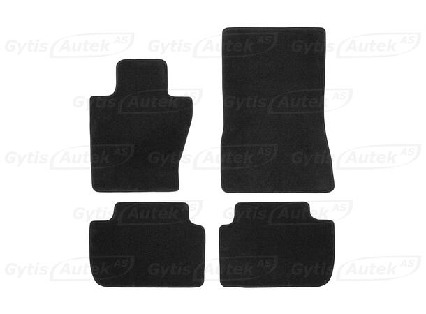Gulvmatter i stoff til BMW X3 E83 2004-2010 | gytisautek.no