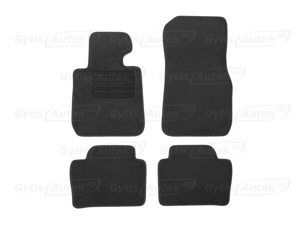 Gulvmatter i stoff til BMW 3 ser. F30/31 2012-2018 | gytisautek.no
