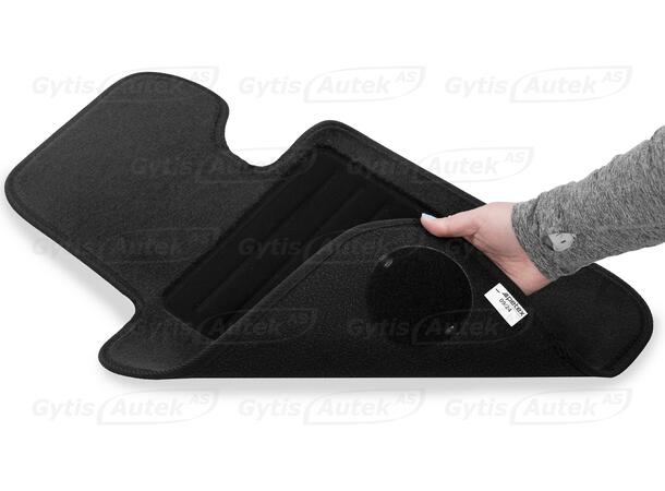 Gulvmatter i stoff til BMW 3 ser. F30/31 2012-2018 | gytisautek.no