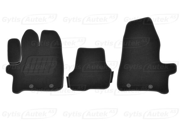 Gulvmatter i stoff til Ford Transit 2014-2016 | gytisautek.no