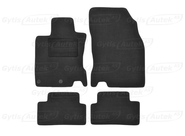 Gulvmatter i stoff til Nissan Qashqai 2014-2021 | gytisautek.no