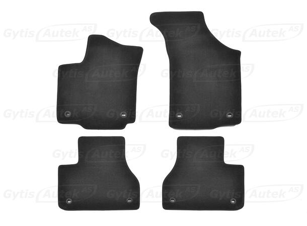 Gulvmatter i stoff til VW Phaeton 2002-2016 Standard | gytisautek.no