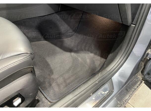 Gulvmatter i stoff til BMW 5 ser. G30/G31 2017-> | gytisautek.no
