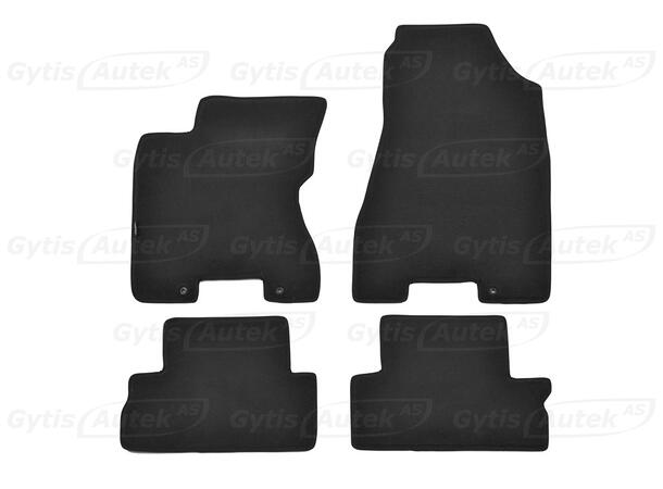 Gulvmatter i stoff til Nissan X-Trail 2007-2013 | gytisautek.no