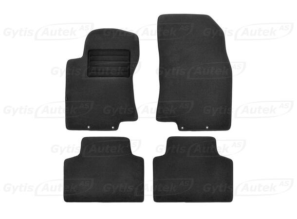 Gulvmatter i stoff til Nissan X-Trail 2014-2021 | gytisautek.no