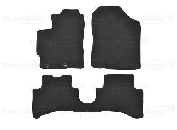 Gulvmatter i stoff til Toyota Yaris 2011-2014 | gytisautek.no